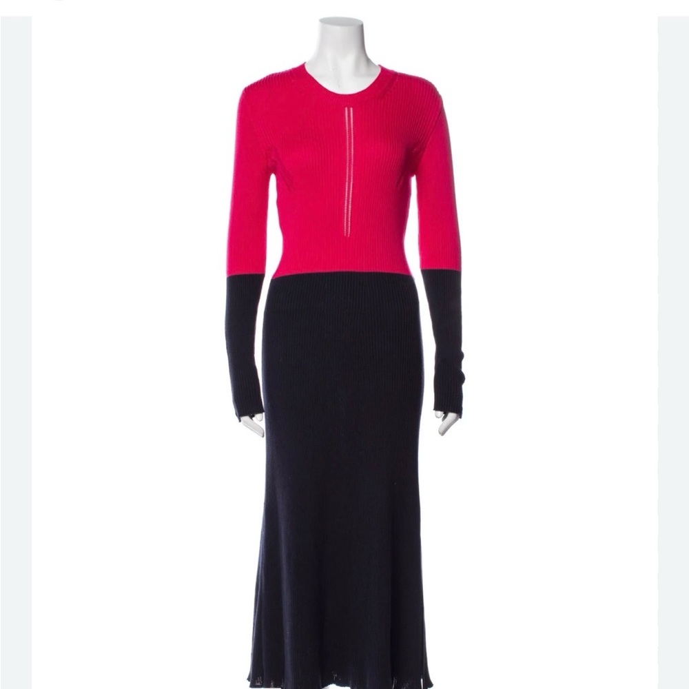 Cdric Charlier Colorblock Pattern Long Dress 10 #… - image 1
